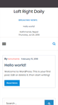 Mobile Screenshot of leftrightdaily.com